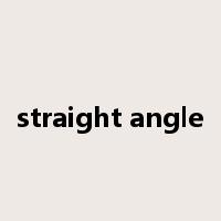 straight angle是什么意思