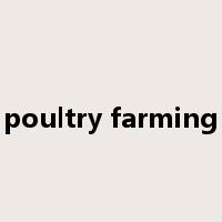 poultry farming是什么意思