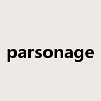 parsonage是什么意思