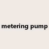 metering pump是什么意思