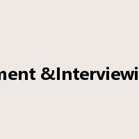 Recruitment &Interviewing Skills是什么意思