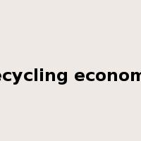 recycling economy是什么意思