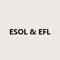 ESOL & EFL是什么意思