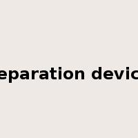 separation device是什么意思