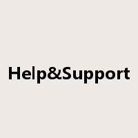 Help&Support是什么意思