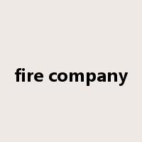 fire company是什么意思