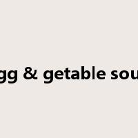 Egg & getable soup是什么意思