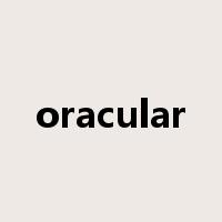 oracular是什么意思