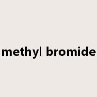 methyl bromide是什么意思