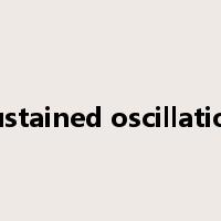 sustained oscillation是什么意思