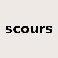 scours是什么意思