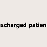 discharged patients是什么意思