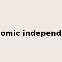 economic independence是什么意思