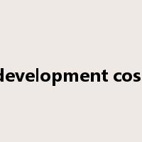 development cost是什么意思