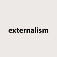 externalism是什么意思
