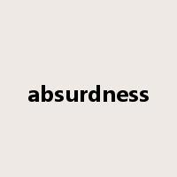 absurdness是什么意思