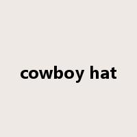cowboy hat是什么意思