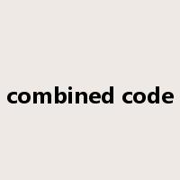 combined code是什么意思