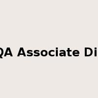R&D QA Associate Director是什么意思