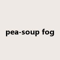 pea-soup fog是什么意思