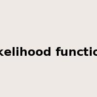 likelihood function是什么意思