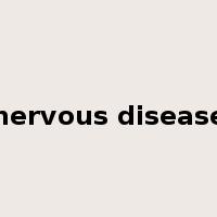 nervous disease是什么意思