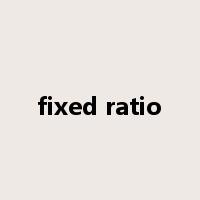 fixed ratio是什么意思