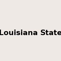 Louisiana State是什么意思