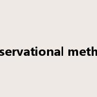 observational method是什么意思