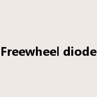 Freewheel diode是什么意思