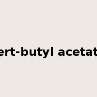 tert-butyl acetate是什么意思