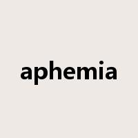 aphemia是什么意思