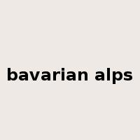 bavarian alps是什么意思