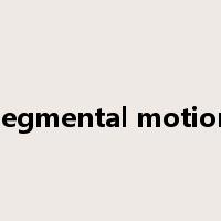 segmental motion是什么意思