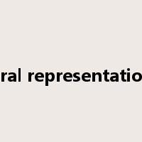 oral representation是什么意思