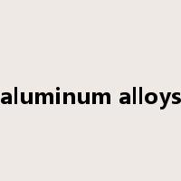 aluminum alloys是什么意思
