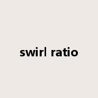 swirl ratio是什么意思