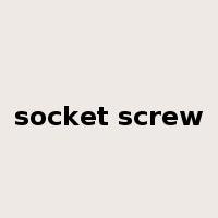 socket screw是什么意思