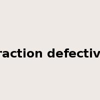 fraction defective是什么意思