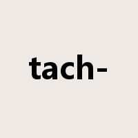 tach-是什么意思