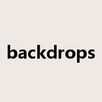 backdrops是什么意思