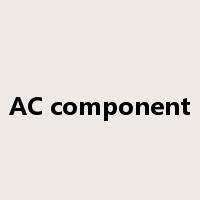 AC component是什么意思