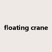 floating crane是什么意思