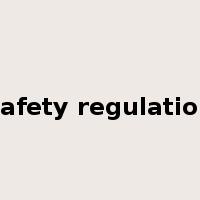 safety regulation是什么意思
