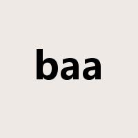 baa是什么意思