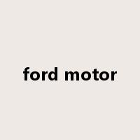 ford motor是什么意思