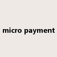 micro payment是什么意思