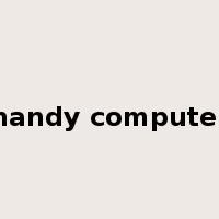 handy computer是什么意思