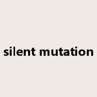 silent mutation是什么意思