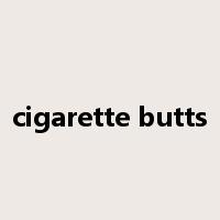 cigarette butts是什么意思